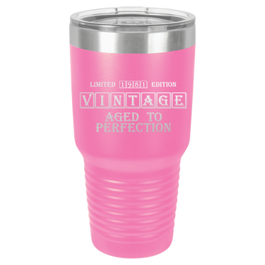 Vintage Age to Perfection Tumbler